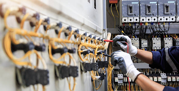 Professional Electrician technician working in Pantops, VA